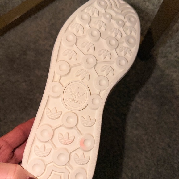 Adidas Women's Red Gazelle Suede Sneakers - Picture 5 of 6